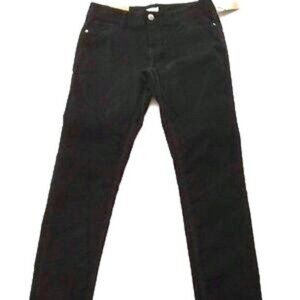 Xhilaration Target Black Velvet Like Skinny Pants Low Rise Size Junior's 7 NWT